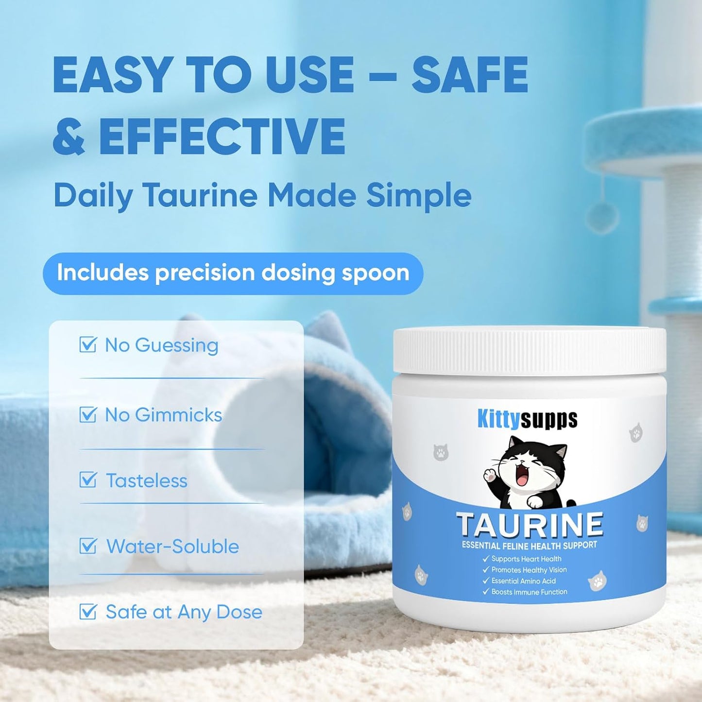 Kitty Supps Taurine Supplement
